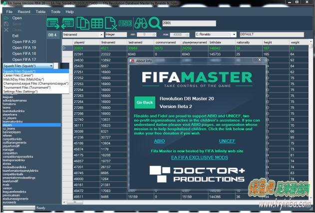 FIFA20 革命数据库大师REVOLUTION DB MASTER 20