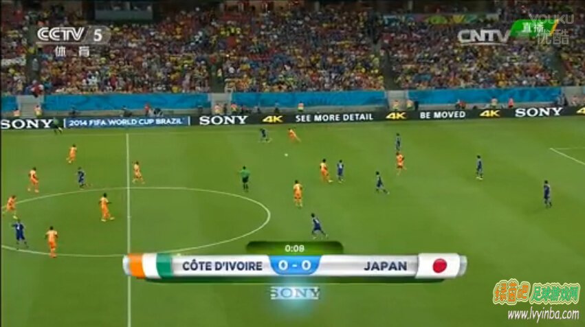 世界杯视频回放实况录像_科特迪瓦 VS 日本