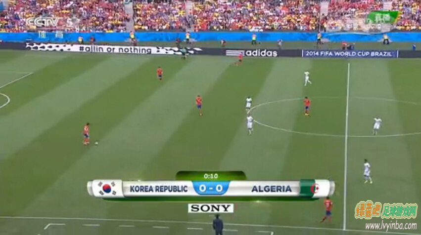 世界杯视频回放实况录像_韩国 VS 阿尔及利亚