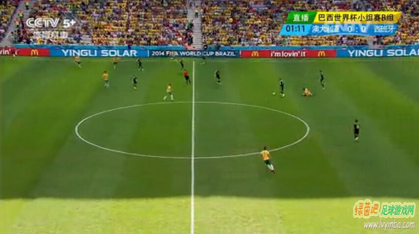 世界杯视频回放实况录像_西班牙 VS 澳大利亚
