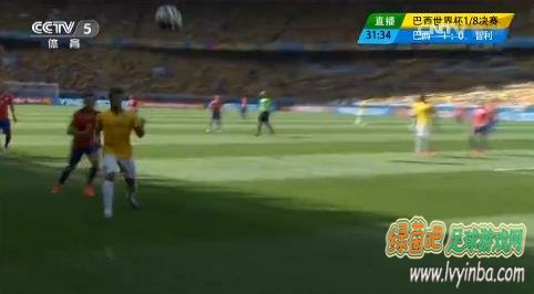 世界杯1/8决赛视频回放实况录像巴西 VS 智利