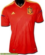 曝西班牙2012欧洲杯新球衣 温布利战英格兰首穿