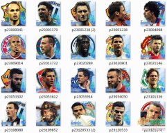FIFA Online3 海绵元素头像包[含215名球员]