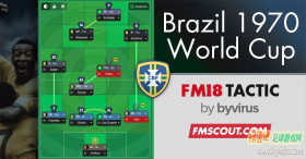 FM2018战术：巴西1970年世界杯战术