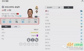 FIFA Online4 韩服17卡部分热门前锋能力值一览