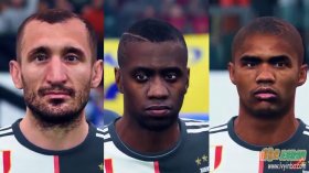 FIFA19 基耶利尼、道格拉斯、马图伊迪脸型补丁