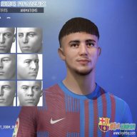 FIFA22 巴萨小将伊利亚斯·阿克霍马奇脸型补丁