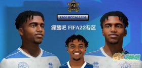 FIFA22 诺维奇边后卫萨姆·麦卡勒姆脸型补丁