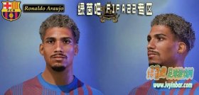 FIFA22 巴萨后卫罗纳德·阿劳霍脸型补丁
