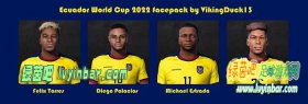 PES2021 厄瓜多尔4名球员脸型包