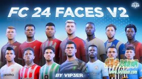FIFA23 转自FC 24的球员脸型补丁v2